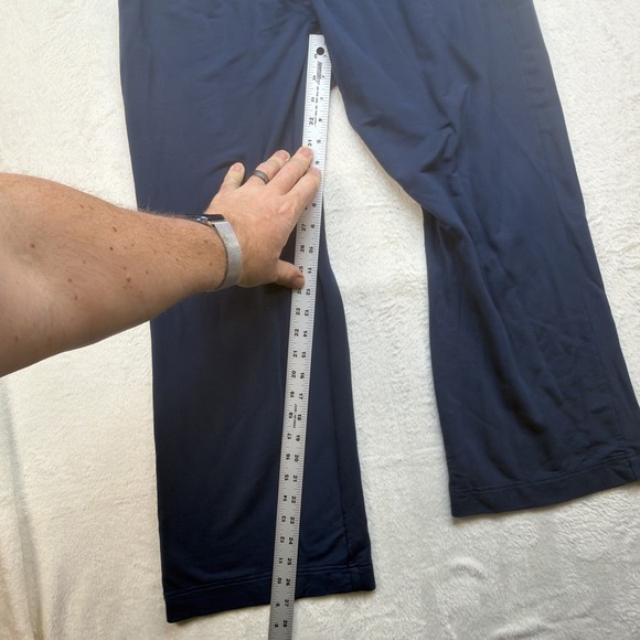 Lake Pajama Set Navy Blue Modal Loungewear Long Sleeve Top Pants Women M - Picture 12 of 15